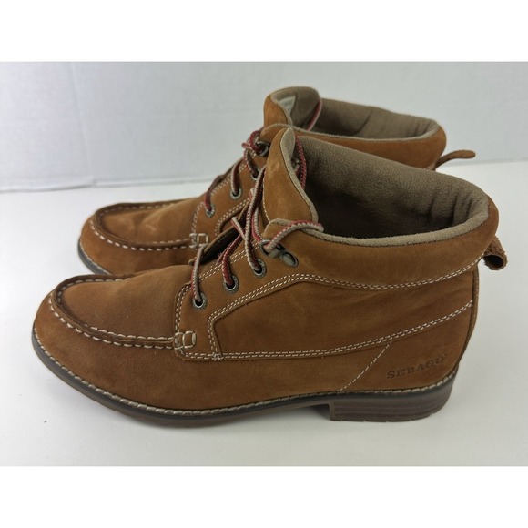 Sebago Wander Cinnamon Brown Hiking Boots Suede Ankle Chukka Women's Size 7.5 M - Picture 10 of 12